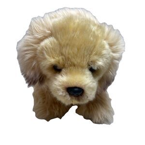 Bearington Collection Golden Retriever Puppy Dog Plush 12" Stuffed Animal Toy